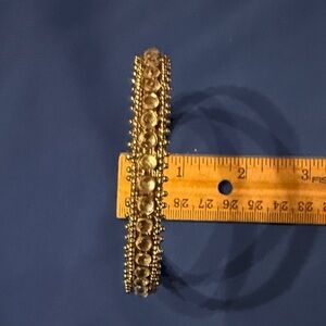 Elegant Golden Beaded Bracelet